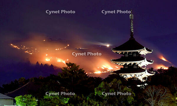 若草山の山焼き [ASA110022692]