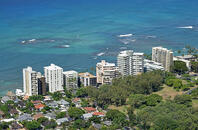 ダイヤモンドヘッド頂上から [JIM110002727]