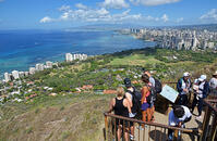 ダイヤモンドヘッド頂上から [JIM110002728]