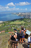 ダイヤモンドヘッド頂上から [JIM110002729]