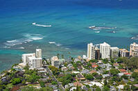 ダイヤモンドヘッド頂上から [JIM110002734]