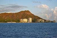 ワイキキビーチ沖からダイヤモンドヘッド [JIM110002749]