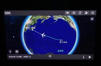 飛行機座席のモニター [JIM110002798]