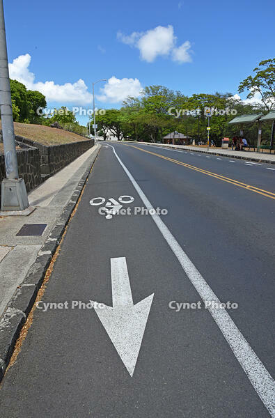 ダイアモンド・ヘッド・ロード　自転車レーン [JIM110002712]