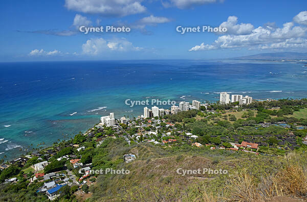 ダイヤモンドヘッド頂上から [JIM110002725]