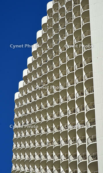 ワイキキ　ホテルのベランダ [JIM110002736]