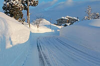 雪の十日町の様子　新潟県　十日町市 [MAS110007332]