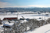 雪の十日町市の様子　新潟県　十日町市 [MAS110007339]