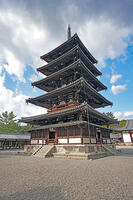 法隆寺　五重塔　奈良県　斑鳩町 [MAS110008888]