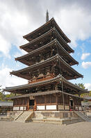 法隆寺　五重塔　奈良県　斑鳩町 [MAS110008889]