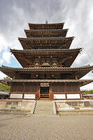 法隆寺　五重塔　奈良県　斑鳩町 [MAS110008890]