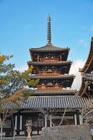 法隆寺　五重塔　奈良県　斑鳩町 [MAS110008893]