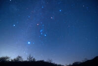 冬の星座　左上に木星があったが画像処理で消去　2025.12.16　22h53m　群馬県　下仁田町 [MAS110009366]