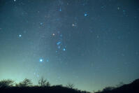 冬の星座　左上に木星があったが画像処理で消去　2025.12.16　22h54m　群馬県　下仁田町 [MAS110009367]