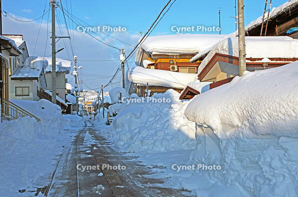 冬の十日町市　新潟県　十日町市 [MAS110007336]