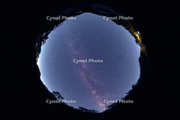 夏の全天星座（画面上が北）　2016.08.30　20h17m　群馬県　下仁田町 [MAS110007393]