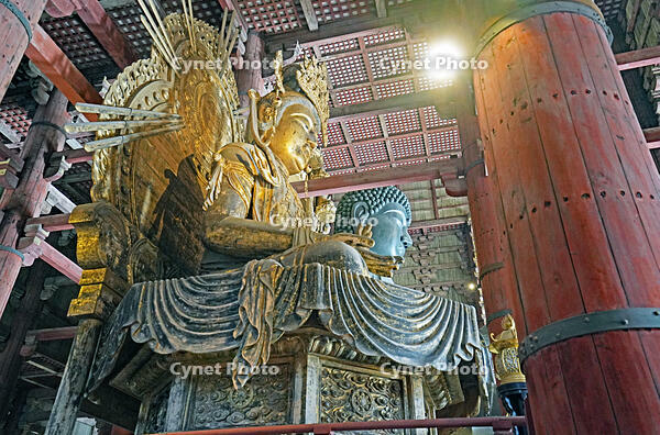 東大寺　大仏殿内部　虚空蔵菩薩坐像　(大仏向かって左側の像)　　奈良県　奈良市 [MAS110008863]