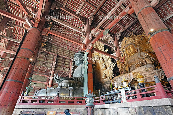 東大寺　大仏殿内部　如意輪観音坐像　(大仏向かって右側の像) 　奈良県　奈良市 [MAS110008869]