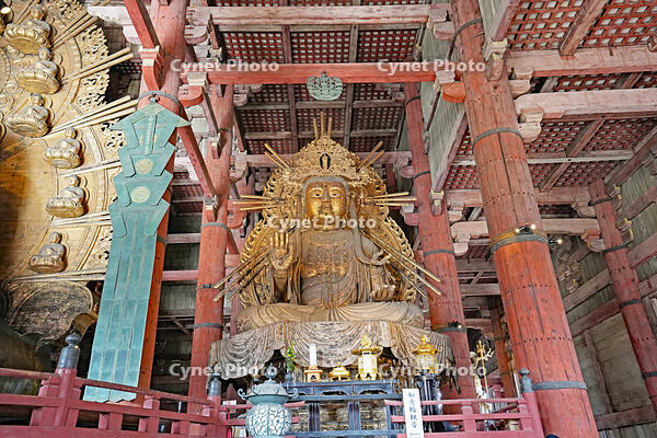東大寺　大仏殿内部　如意輪観音坐像　(大仏向かって右側の像) 　奈良県　奈良市 [MAS110008871]