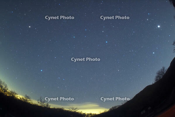 春の星座（中央しし座と春の大三角）　2026.4.11　21h56m　群馬県　下仁田町 [MAS110009361]