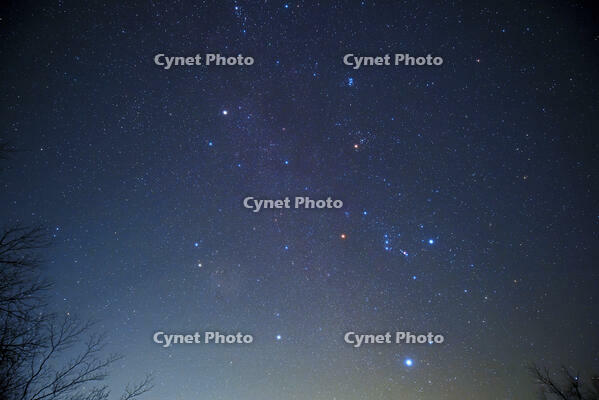 冬の大六角形　(ふたご座の木星はデジタル処理で消した)　2025.12.16　22h01m　群馬県　下仁田町 [MAS110009372]