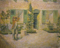 French Farmhouse, about 1893 Oil on canvas Philip Leslie Hale American, 1865-1931 [SPS110000016]