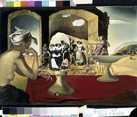 SLAVE MARKET WITH BUST OF VOLTAIRE BY SALVADOR DALI [SPS110000018]