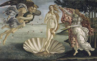 The Birth of Venus ca. 1484 Sandro Botticelli (1444-1510 Italian) Tempera on wood panel Galleria degli Uffizi, Florence, Italy [SPS110000039]