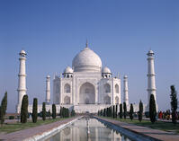 Facade of the Taj Mahal, Agra, Uttar Pradesh, India [SPS110000041]