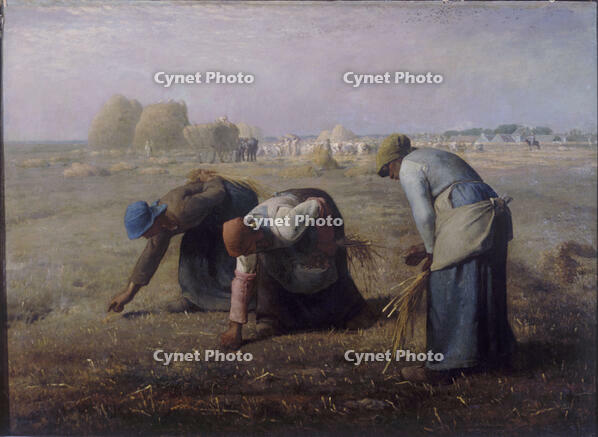 The Gleaners 1857 Jean Francois Millet (1814-1875 French) Oil on canvas Musee du Louvre, Paris, France [SPS110000033]