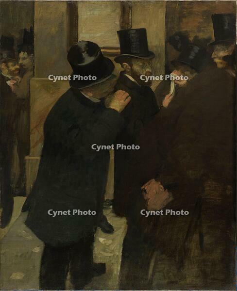 Portraits at the Stock Exchange by Degas, Edgar (1834-1917) [SPS110000046]