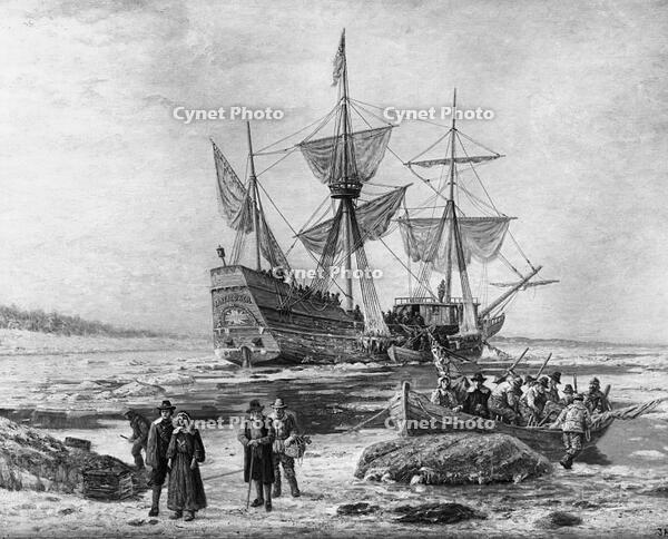 Landing of the Mayflower on 11th December 1620 [SPS110000051]