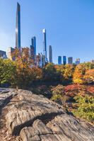 USA, New York City, view of Central Park in autumn [AWL110001510]