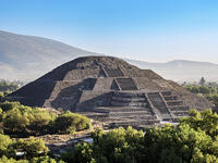 Pyramid of the Moon, aerial view, Teotihuacan, Mexico State, Mexico [AWL110001693]
