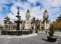 Cathedral of St John the Apostle and Evangelist, Plaza de Armas, Lima, Peru [AWL110001700]