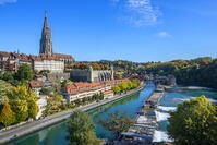 Berner M?nster with Aare, Switzerland [AWL110001723]