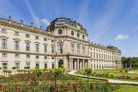 Germany, Bavaria, Romantic Road, Wurzburg, Wurzburg Residence and Court Garden [AWL110001734]