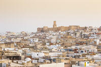 Tunisia, Sousse, View across madina towards archaeological museum [AWL110001736]