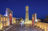Po-i-Kalyan (Poi Kalan) mosque complex and Kalyan (Kalon) Minaret, Bukhara, Uzbekistan [AWL110001751]