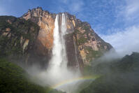 Venezuela, Guayana, Canaima National Park, View of Angel Falls from Mirador Laime [AWL110001758]