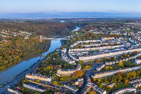 Clifton Suspension Bridge spanning the river Avon and linking Clifton and Leigh Woods, Bristol, England [AWL110001967]