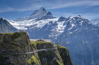 First Cliffwalk by Tissot at Grindelwald First and Schreckhorn, Grindelwald, Berner Oberland, Switzerland [AWL110002083]