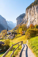 Lauterbrunnen, Canton of Bern, Switzerland, Europe [AWL110002134]
