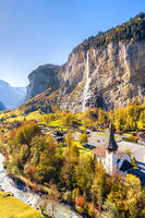 Lauterbrunnen, Canton of Bern, Switzerland, Europe [AWL110002135]
