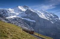 Jungfrau above Kleine Scheidegg, Berner Oberland, Switzerland [AWL110002166]