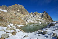 Lake Sidelen with Sidelen mountain hut and Gr. Bielenhorn, Uri, Switzerland [AWL110002210]