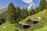 Scenic summer view over Matterhorn, Zermatt, Valais, Switzerland [AWL110002220]