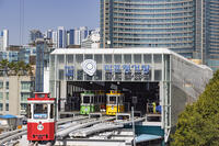 Cars of Haeundae Blueline Park at Mipo Station, Busan, South Korea [AWL110002251]