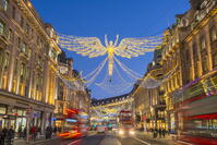 UK, England, London, West End, Regent Street, Christmas Lights [AWL110002520]