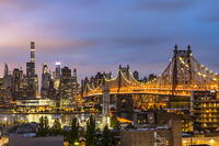 View of Midtown Manhattan in the evening from Long Island City, New York City, USA [AWL110002529]